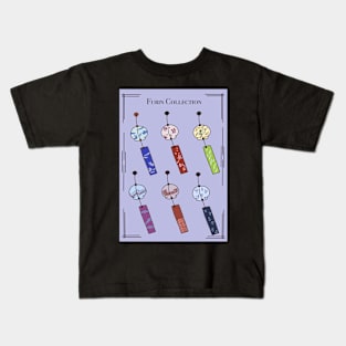 Japanese Wind Chimes Collection Kids T-Shirt